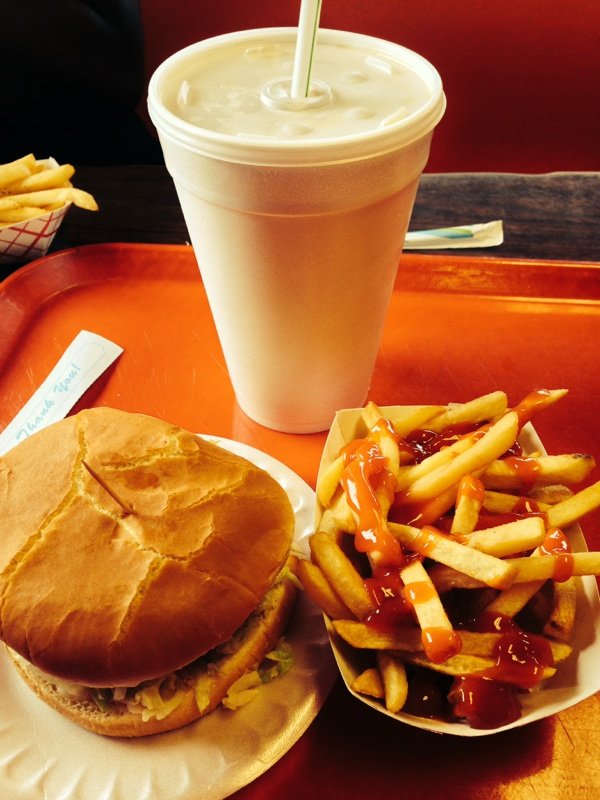 Cheeseburger and Fries