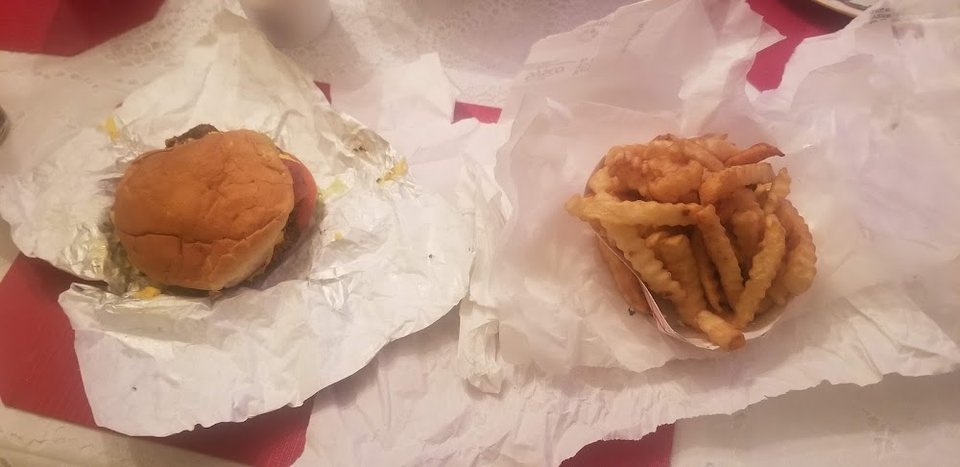 Who Dat Burger and Fries